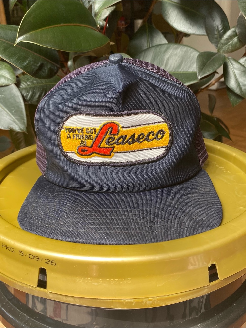 Vintage Leaseco You've Got a Friend Trucker Hat Embroidered New Era USA